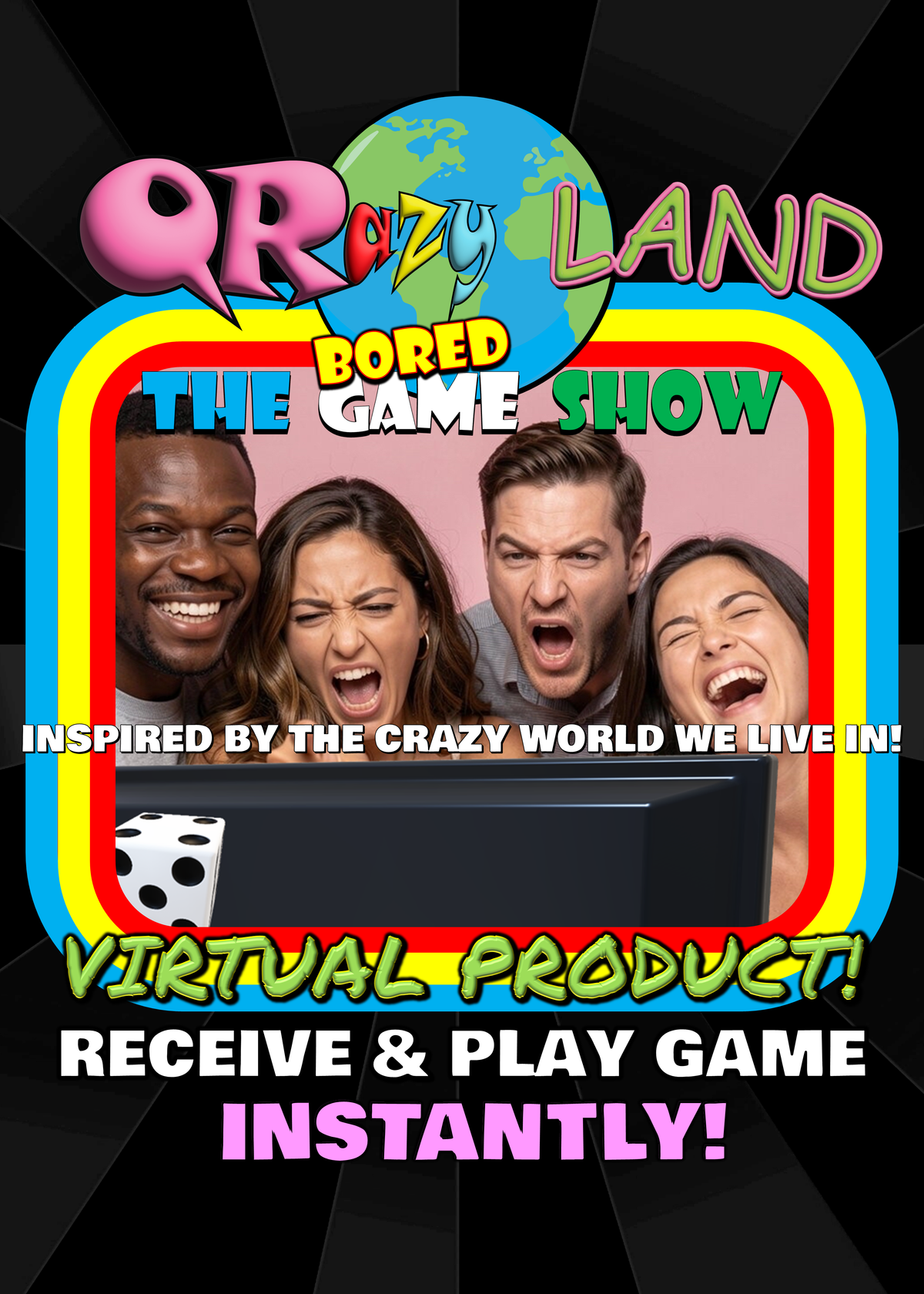 QRazy Land - The Bored Game Show (Virtual Good/Purchase-Membership)